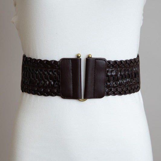 Holding You Tight Braided Elastic Belt - Adorned Rebel