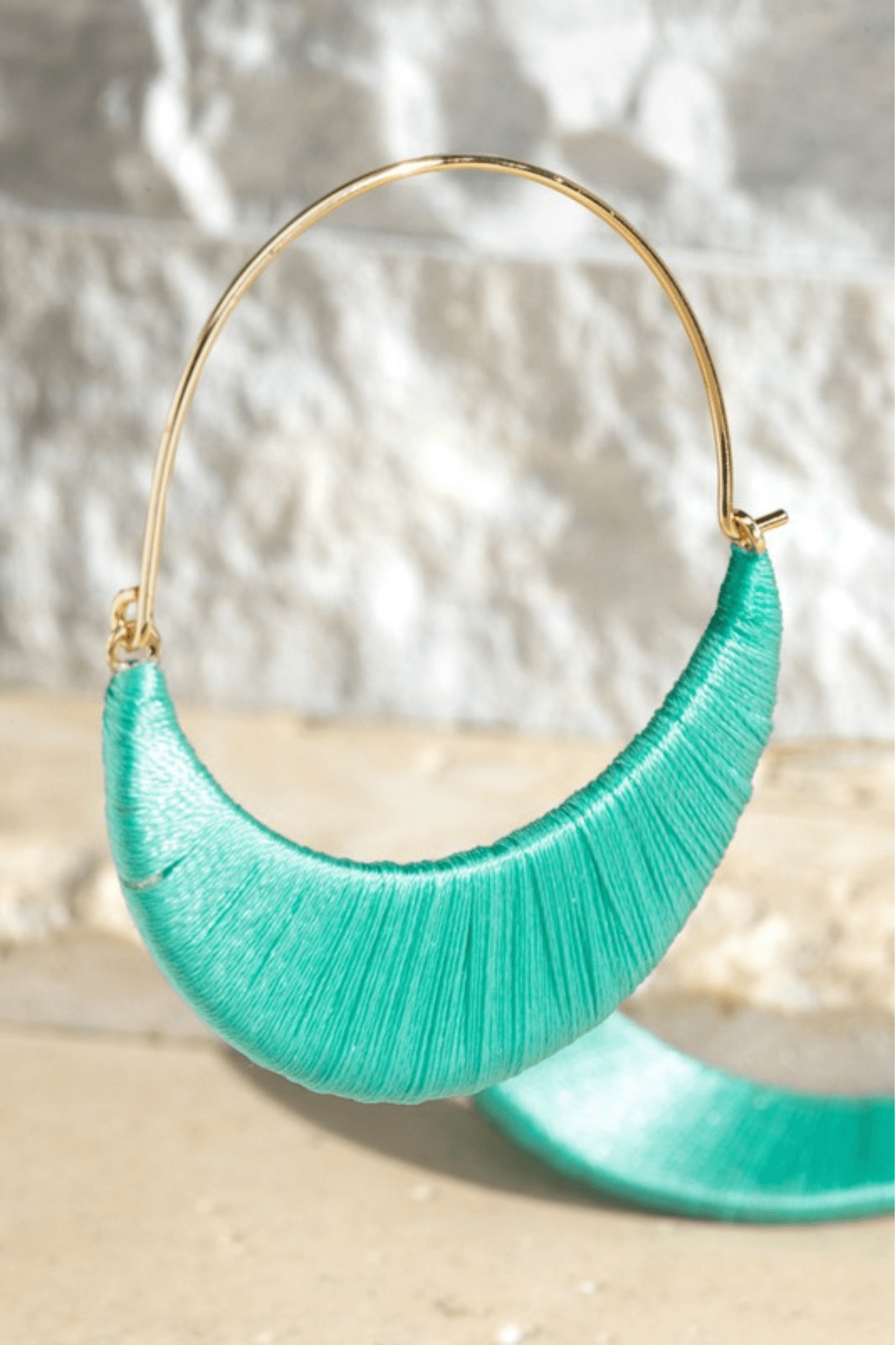 Jewel Tone Hoop Earrings - Two Elevens Boutique