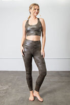 Olive High Waist Camo Leggings - Two Elevens Boutique