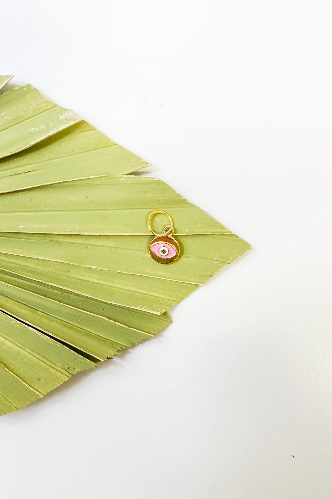 Pink Evil Eye Charm - Two Elevens Boutique