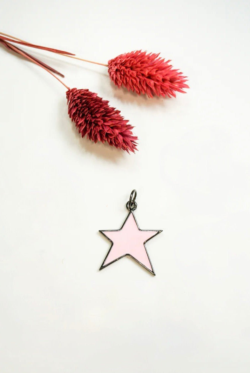 Pink Star Charm - Two Elevens Boutique