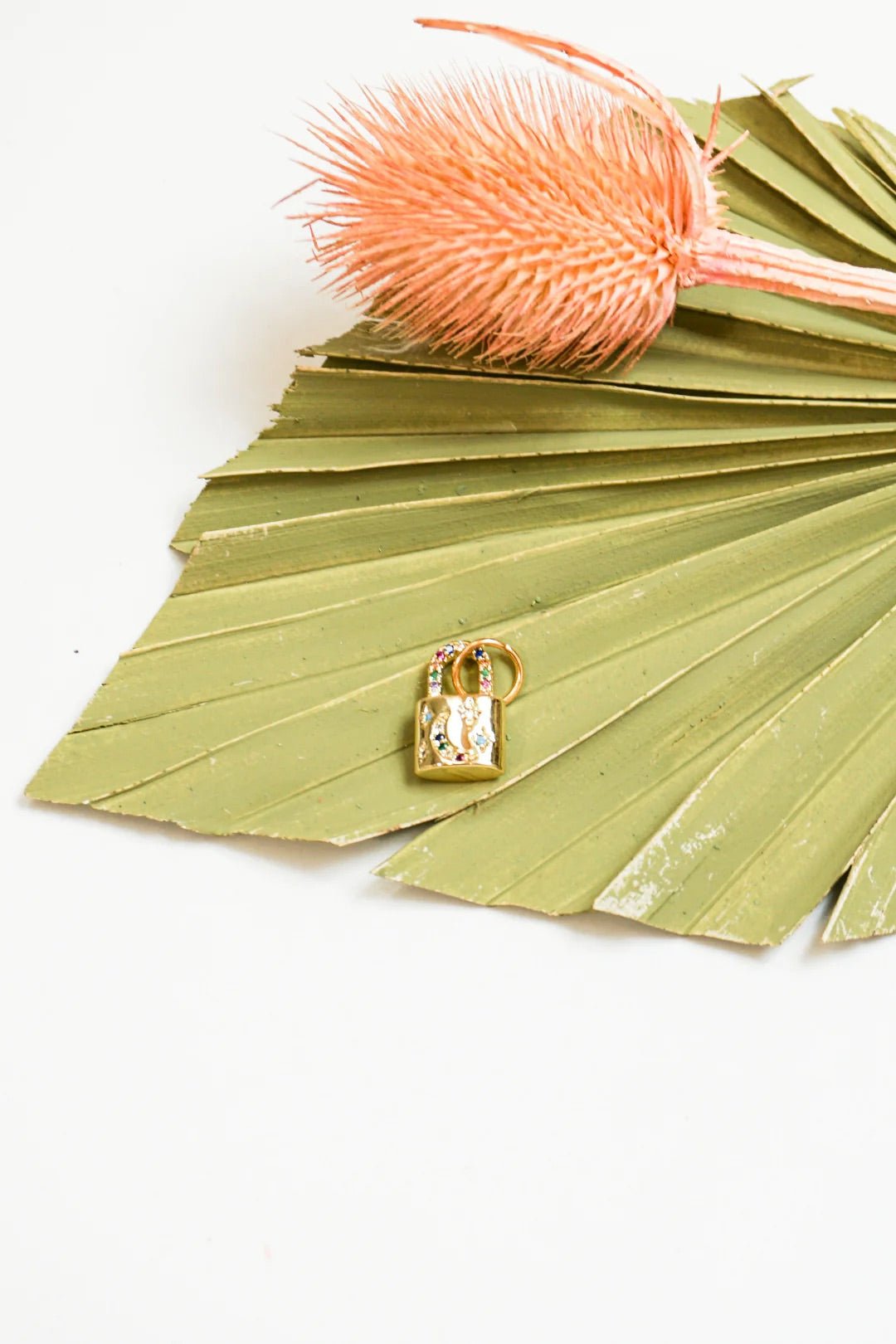 Rainbow Lock Charm - Two Elevens Boutique