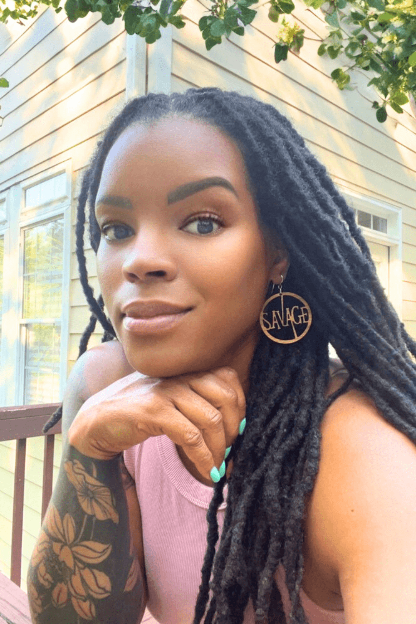 Savage Wood Earrings - Adorned Rebel