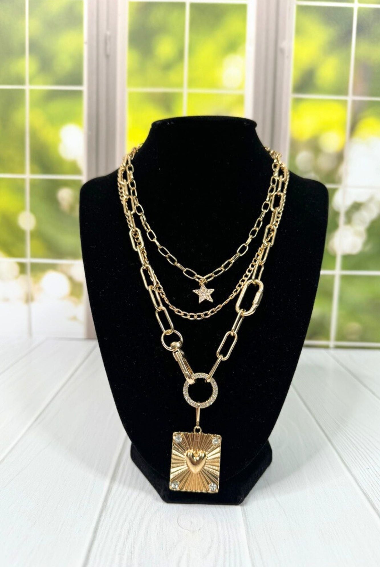 Triple Luxe Layered Necklace Set - Adorned Rebel