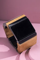 Wood Color Block Bracelet - Two Elevens Boutique