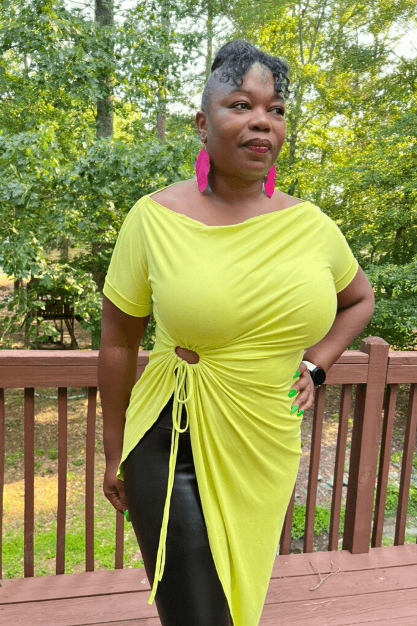 Yellow To The Point Tunic Top - Two Elevens Boutique